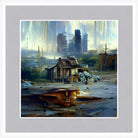 Lost Future, Framed Urban Abstract Fine Art Print