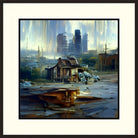 Lost Future, Framed Urban Abstract Fine Art Print