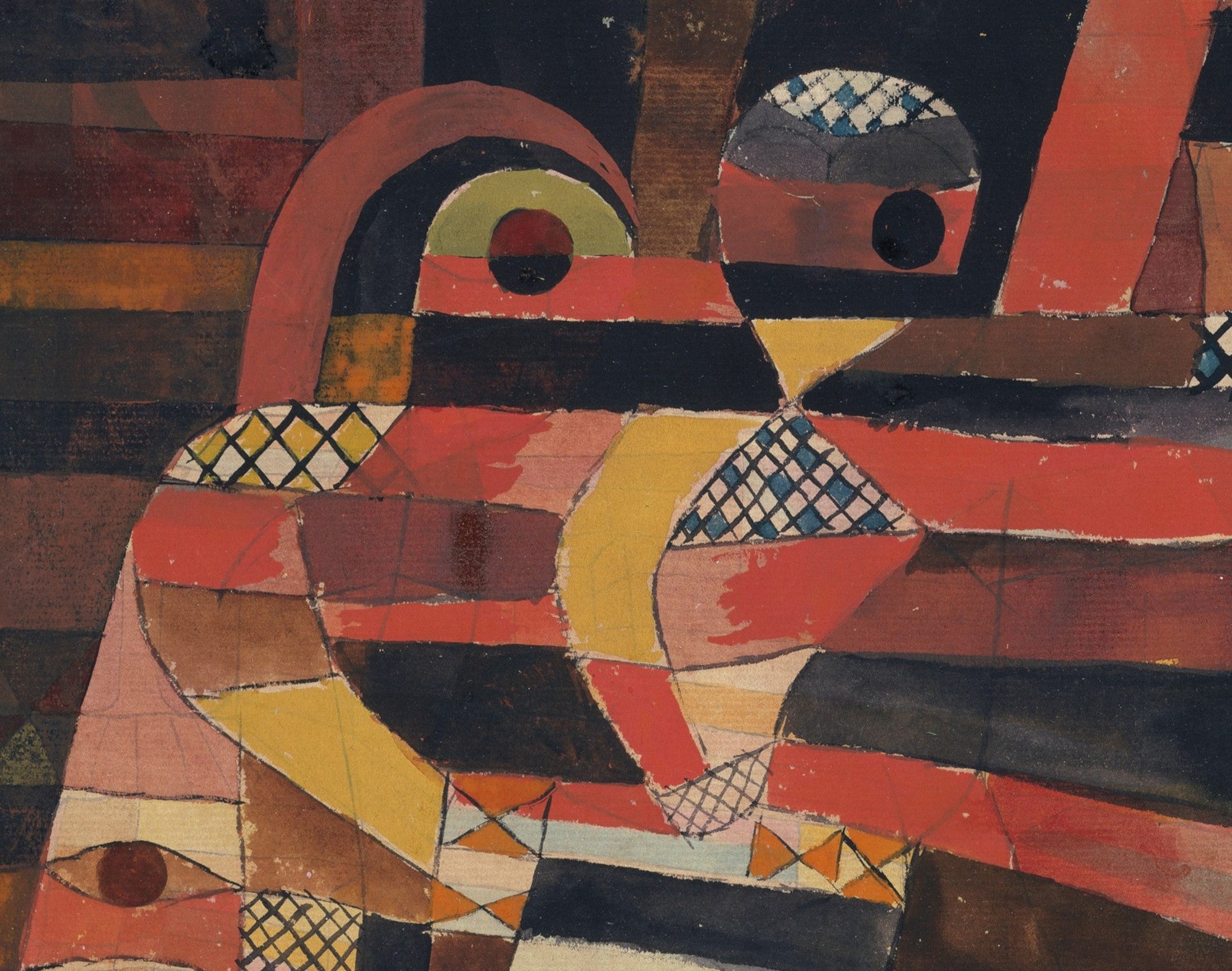 Lovers, Paul Klee Fine Art Print