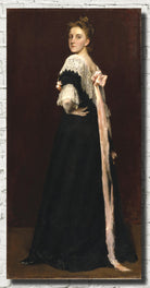 William Merritt Chase Fine Art Print, Lydia Field Emmet Portrait