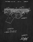 Mac-10 Uzi Patent Machine Gun Poster Firearm Art Weapons Print - OnTrendAndFab