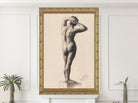 Gustav Klimt, Male Nude Standing Rear View