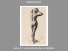 Gustav Klimt, Male Nude Standing Rear View