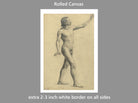 Gustav Klimt, Male Nude in Motion