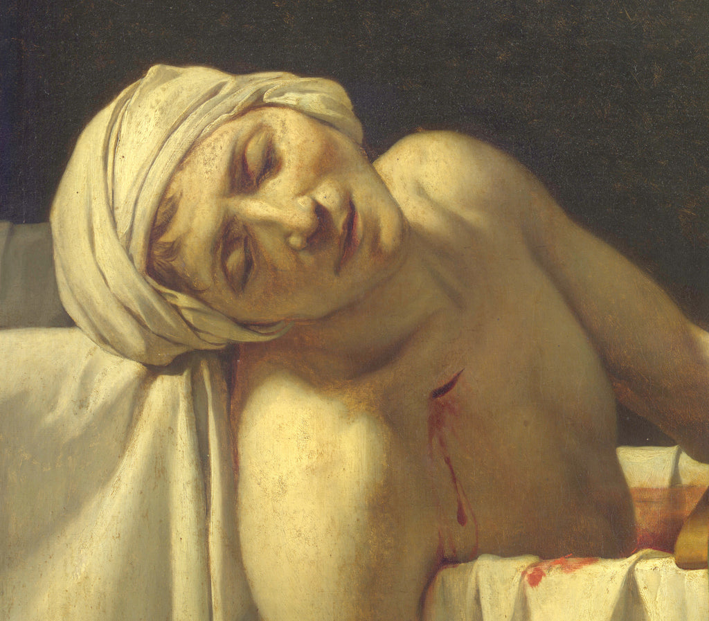 Jacques-Louis David Fine Art Print, Marat assassinated