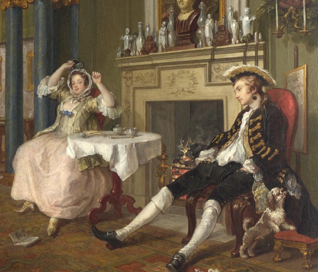 William Hogarth Fine Art Print, Marriage A-la-Mode 2, The Tête à Tête