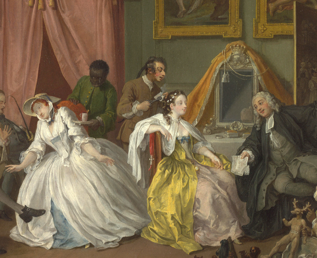 William Hogarth Fine Art Print, Marriage A-la-Mode 4, The Toilette