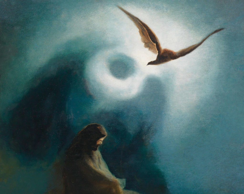 Wilhelm Diefenbach Fine Art Print, Martyr and crucified, son Helios