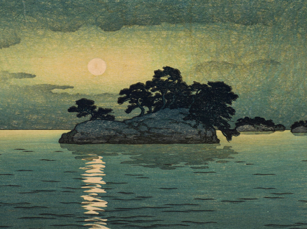 Matsushima in the Moonlight, Hasui Kawase, Japanese Art Print