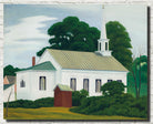 George Ault Fine Art Print, Methodist Church, Woodstock, New York