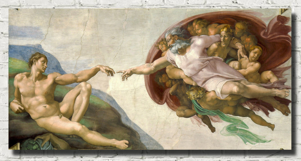 Michelangelo Fine Art Print, Creation of Adam