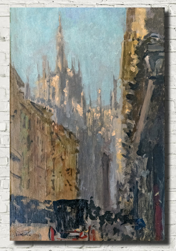 Walter Sickert Post-Impressionist Fine Art Print : Milan Cathedral