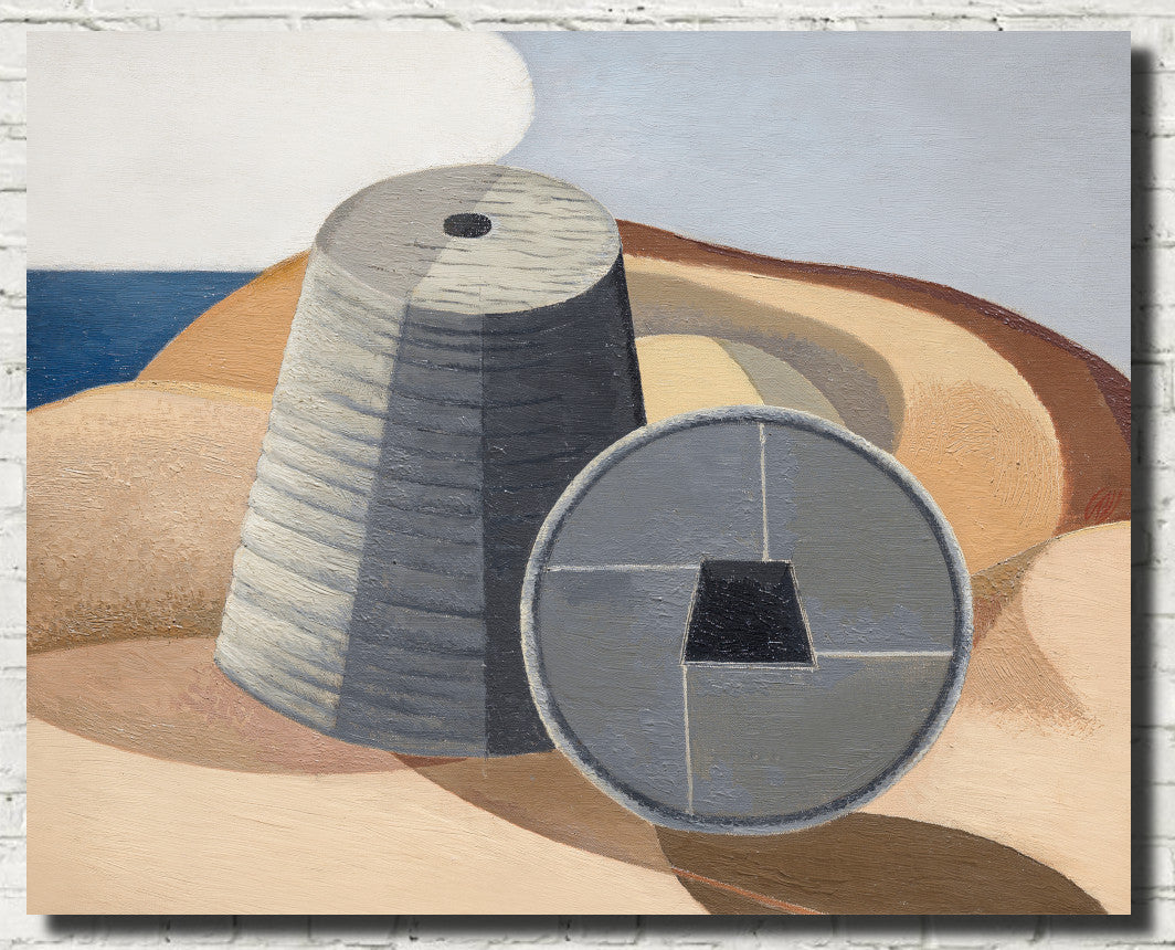 Paul Nash Fine Art Print, Mineral Objects