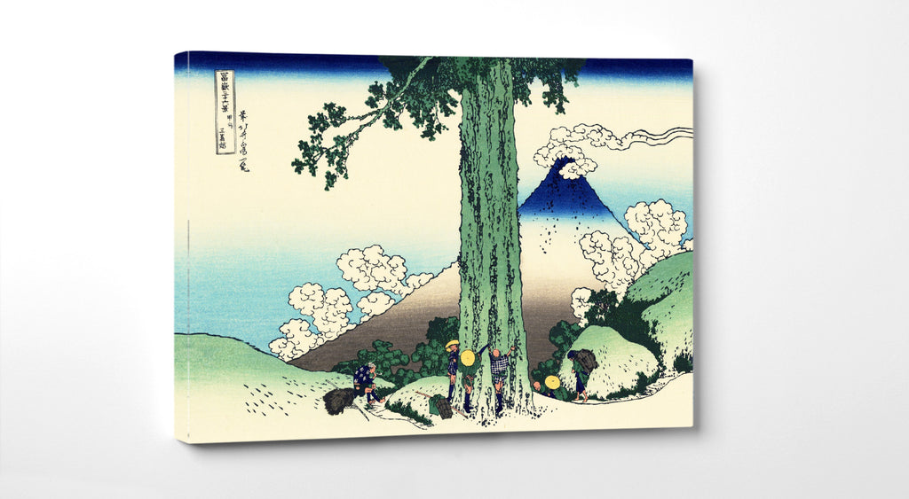 36 Views of Mount Fuji, Mishima Pass in Kai Province, Katsushika Hokusai, Japanese Print