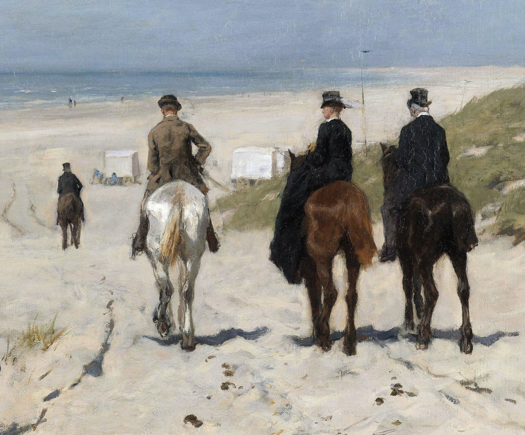 Morning Ride along the Beach, Anton Mauve Fine Art Print