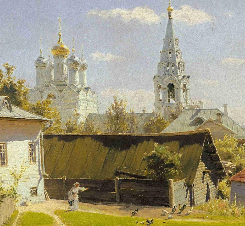 Vasily Polenov Fine Art Print, Moscow Courtyard