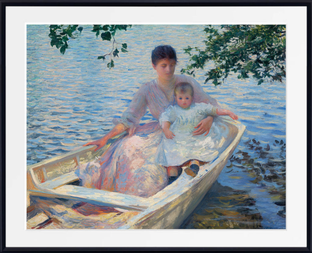 Mother and Child in a Boat (1892), Edmund C. Tarbell