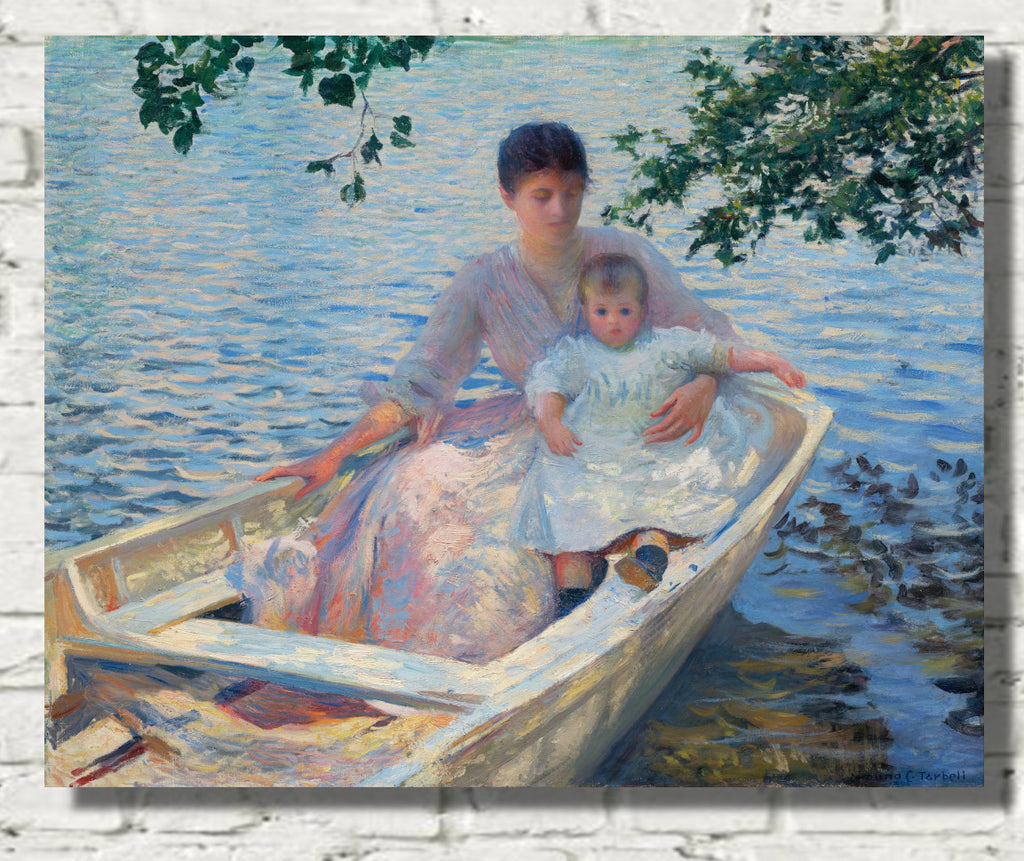 Mother and Child in a Boat (1892), Edmund C. Tarbell
