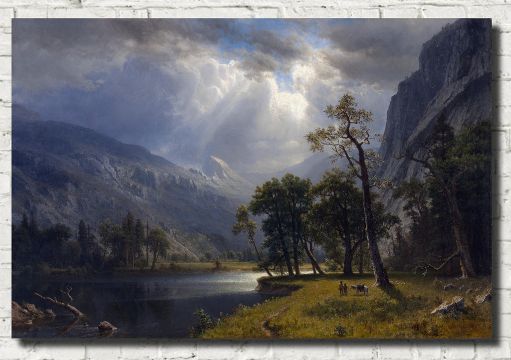 Mount Starr King, Yosemite, Albert Bierstadt, Landscape Print