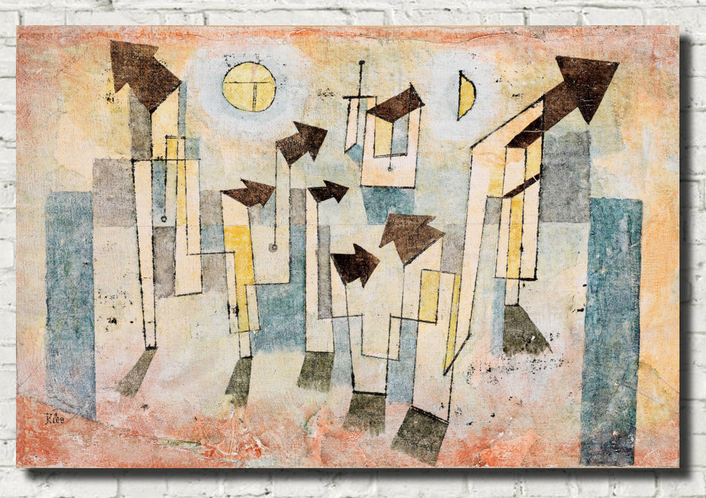 Mural from the Temple of Longing, Paul Klee Fine Art Print