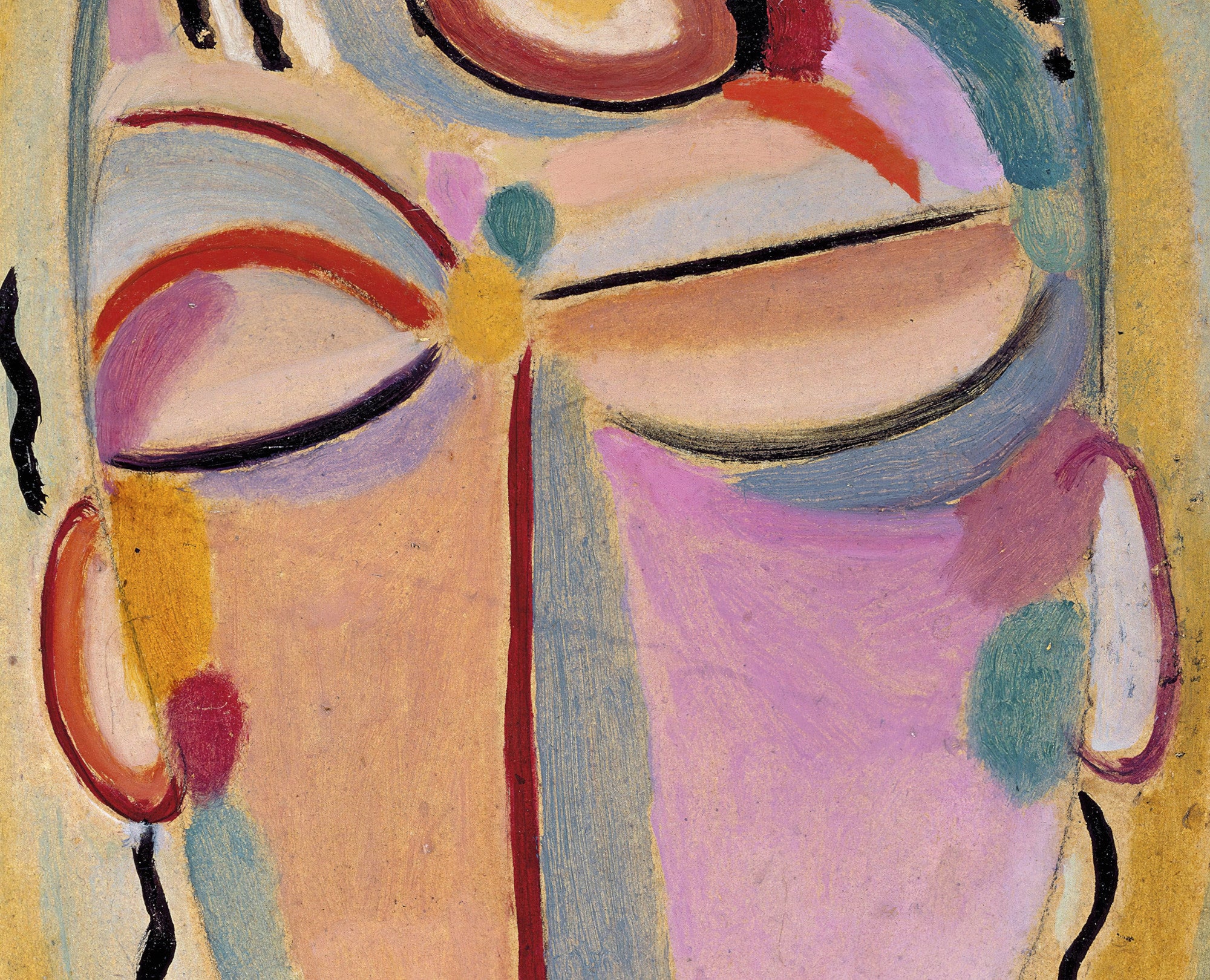 Alexej von Jawlensky Fine Art Print, Mystical head, Meditation