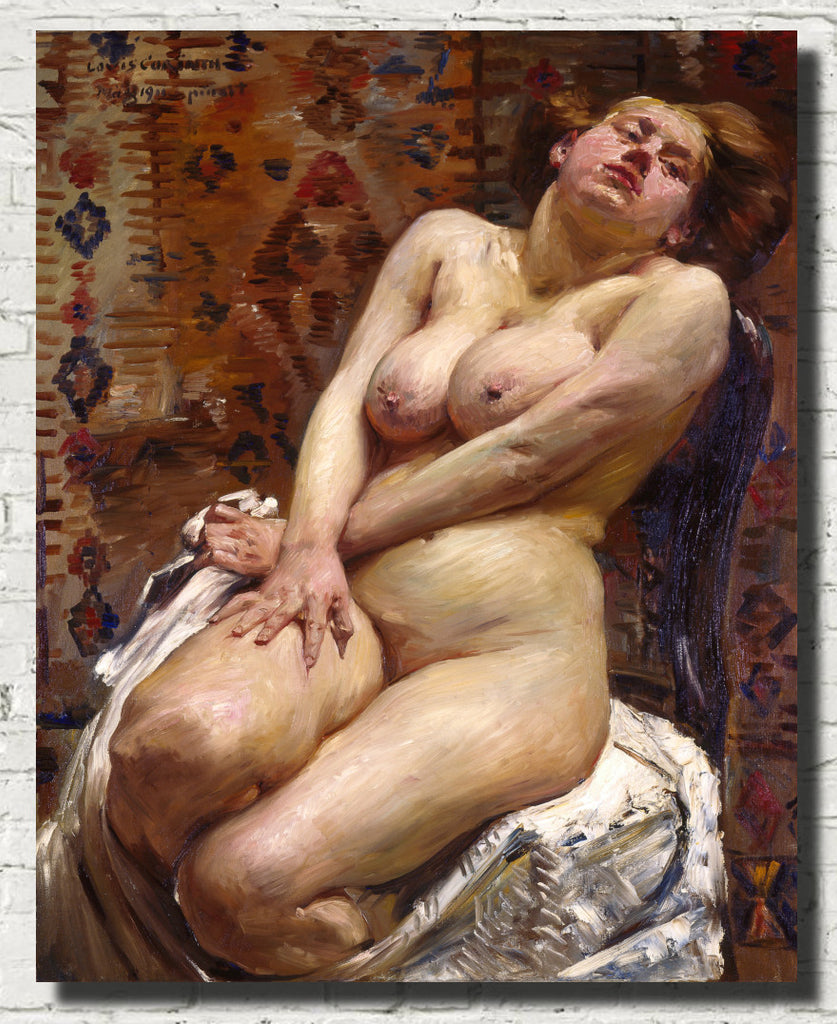 Nana, Female Nude, Lovis Corinth Fine Art Print