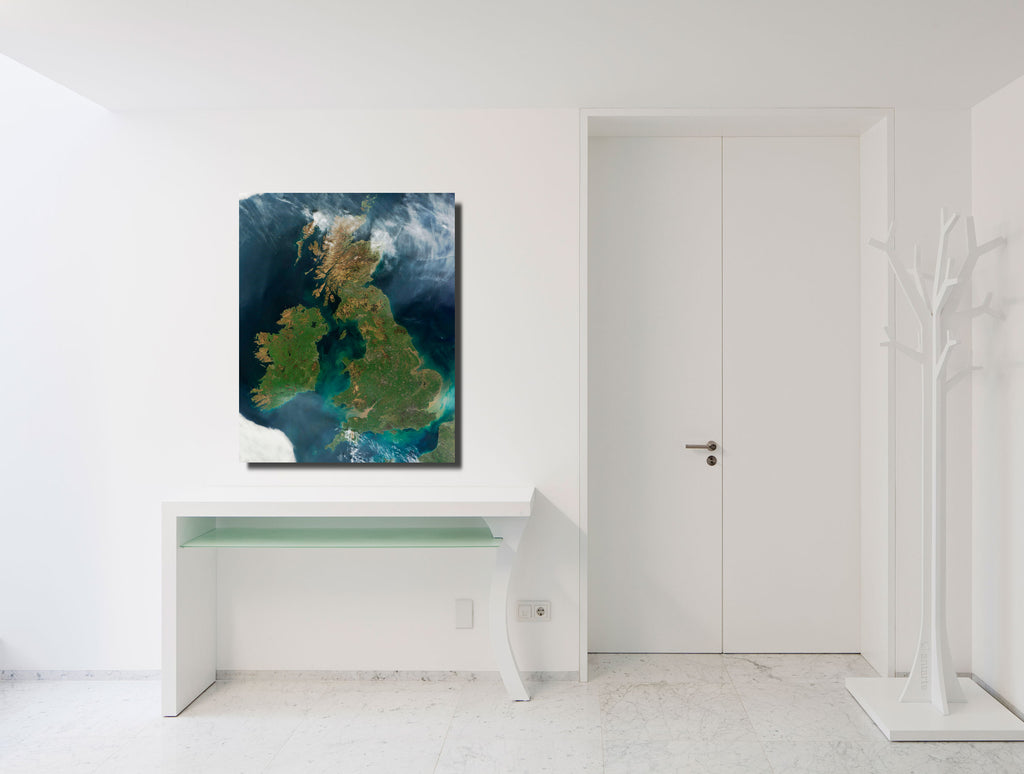 Photographic Art Print, United Kingdom from Space