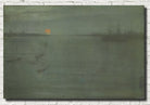 James Whistler Fine Art Print, Nocturne,  Blue and Gold, Southampton Water