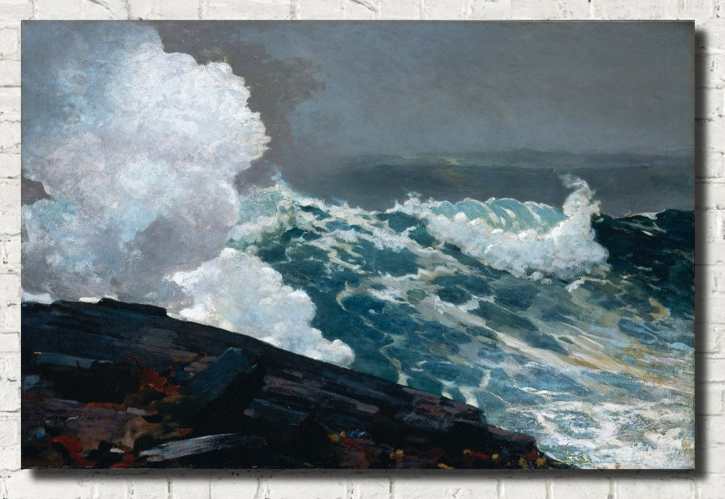 Winslow Homer Fine Art Print :  Northeaster Seascape Storm