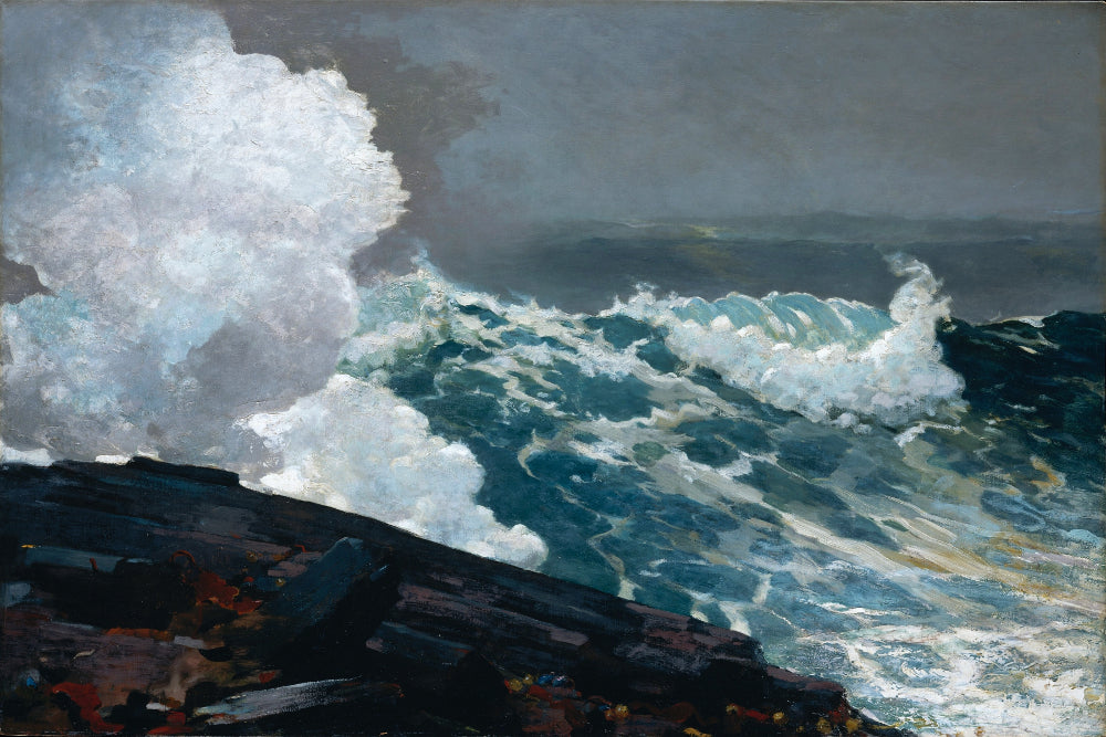 Winslow Homer Fine Art Print :  Northeaster Seascape Storm