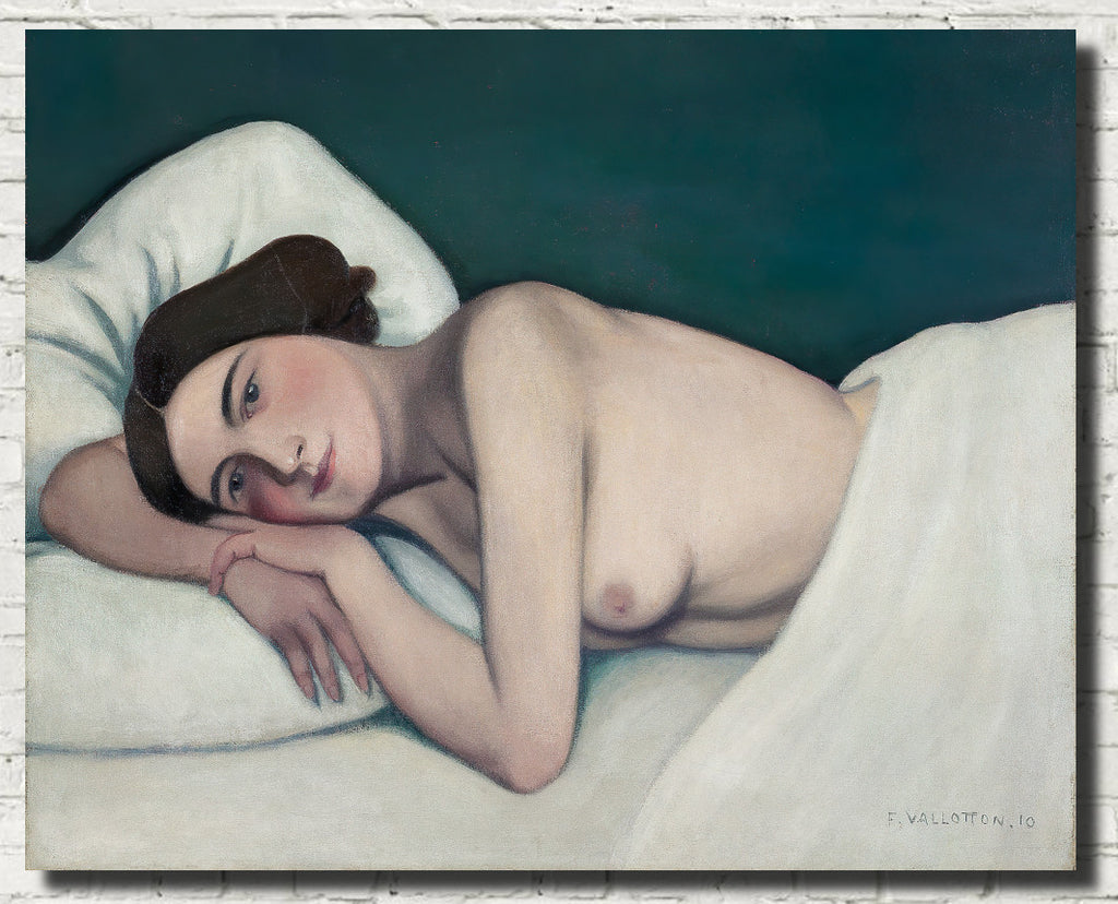 Nude in Bed, Félix Vallotton