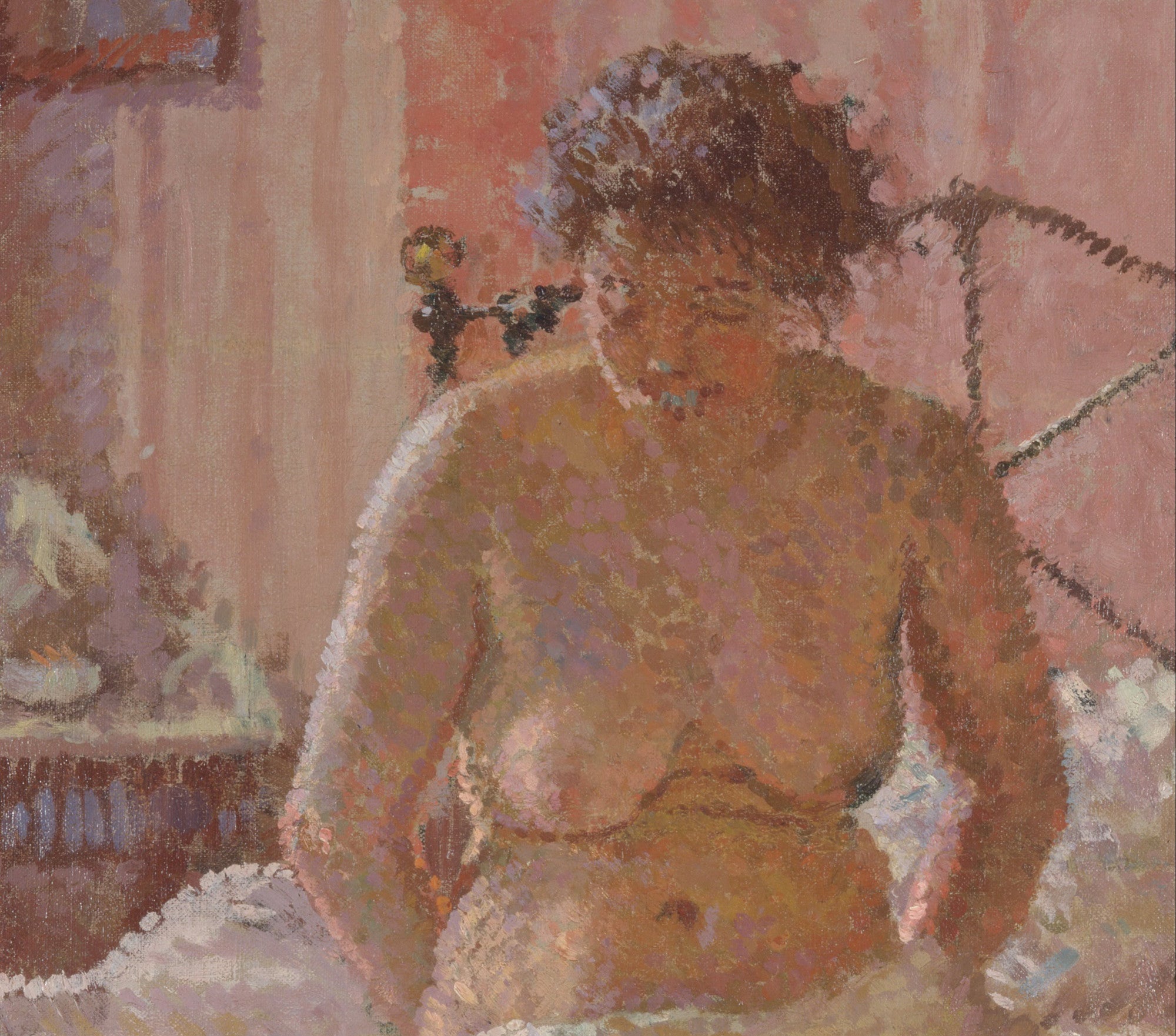 Harold Gilman Fine Art Print, Nude in an Interior