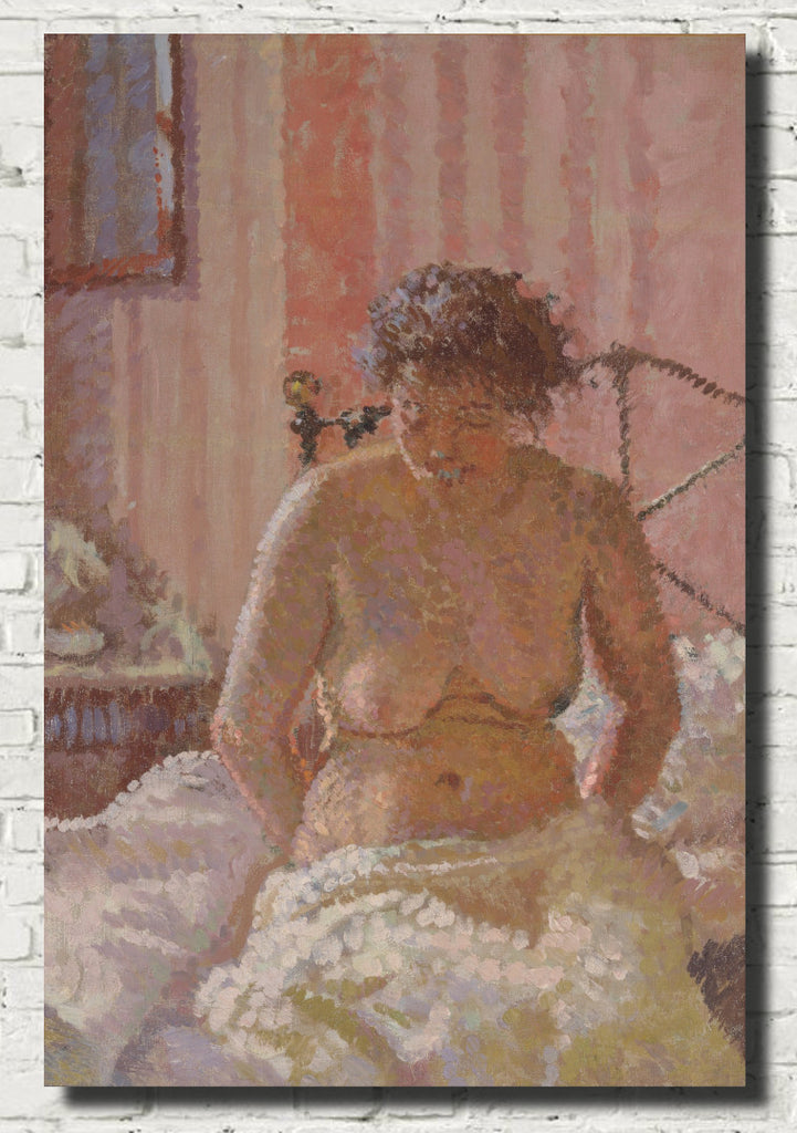 Harold Gilman Fine Art Print, Nude in an Interior