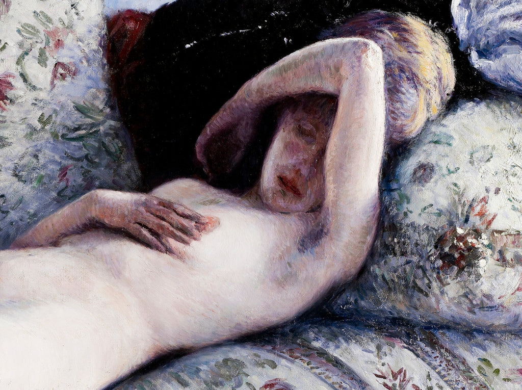 Gustave Caillebotte Fine Art Print : Nude on a Couch