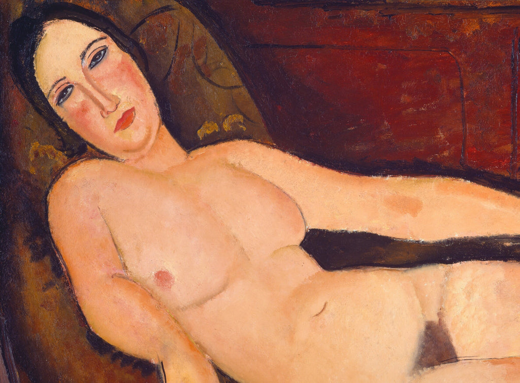 Amedeo Modigliani Fine Art Print : Nude on a Divan