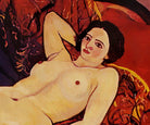 Nude on the Red Sofa, Suzanne Valadon