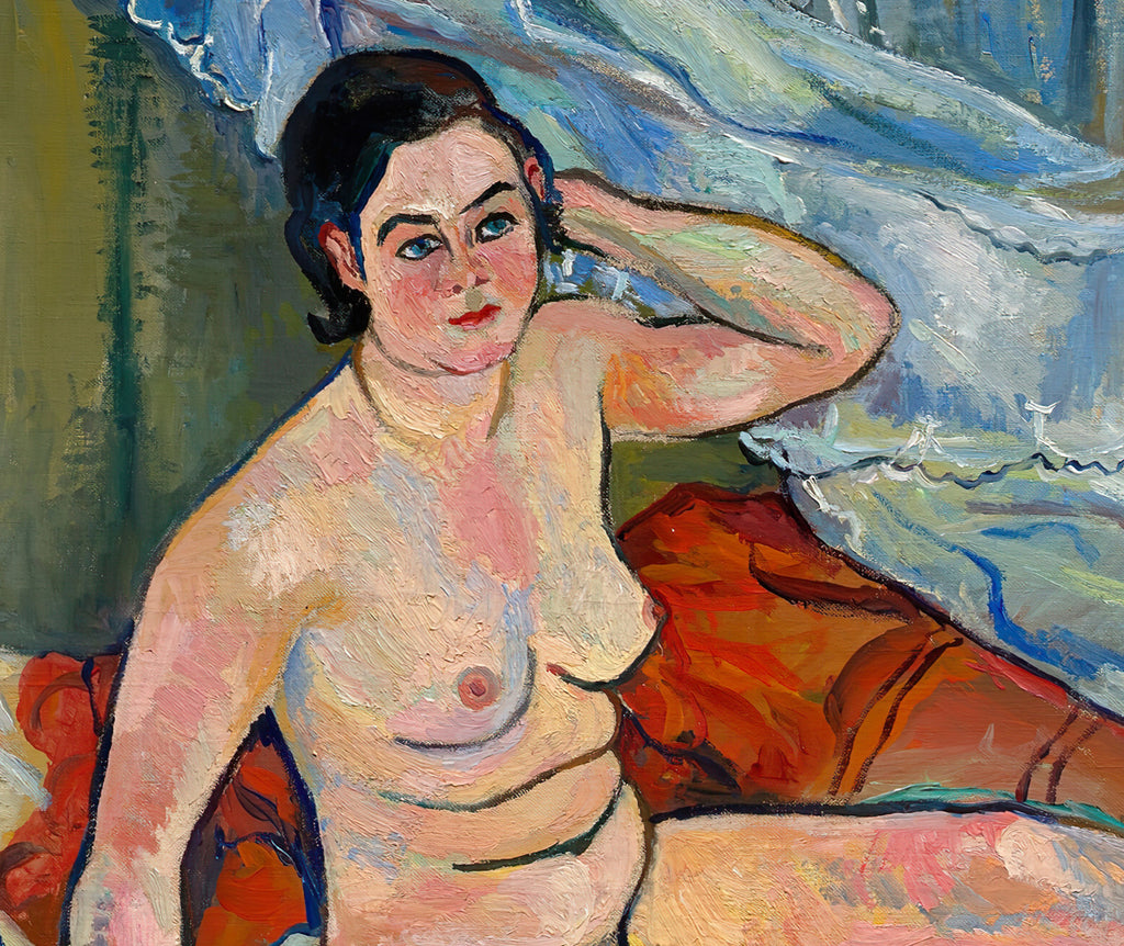Nude seated on the edge of a bed, Suzanne Valadon