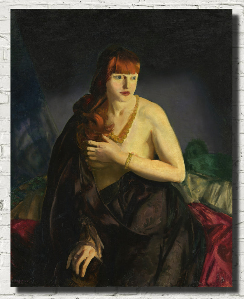 George Bellows Fine Art Print, Nude with red Hair