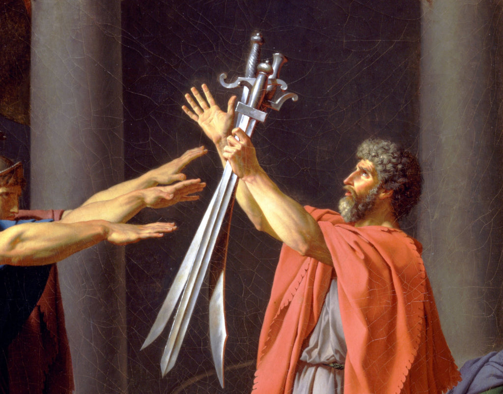 Jacques-Louis David Fine Art Print : Oath of the Horatii