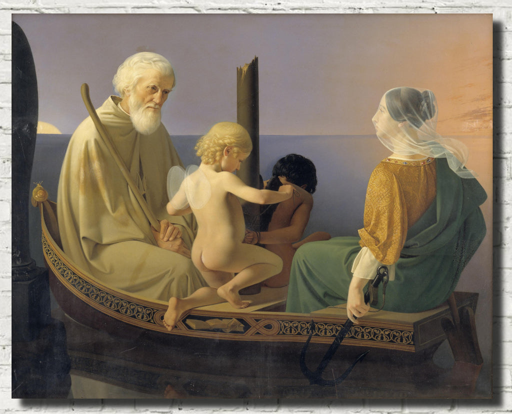 Ditlev Blunck Fine Art Print : Old Age, The Four Ages of Man