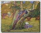 Jan Toorop Fine Art Print, Old Oaks in Surrey