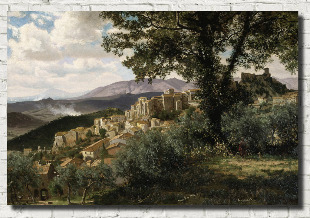 Olevano Romano, Albert Bierstadt, Landscape Print