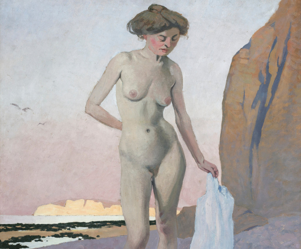 On The Beach, Félix Vallotton Fine Art Print