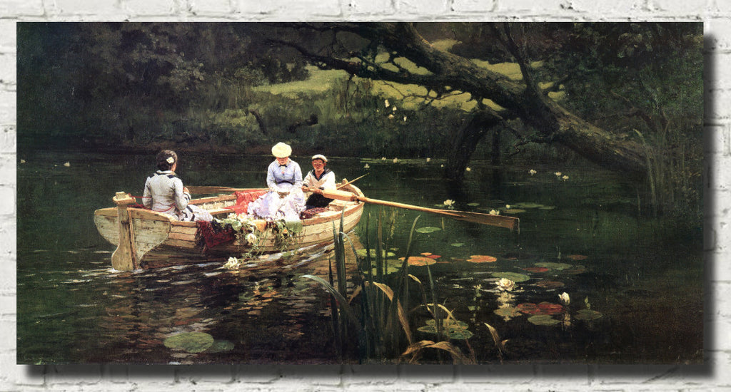 Vasily Polenov Fine Art Print, On The Boat