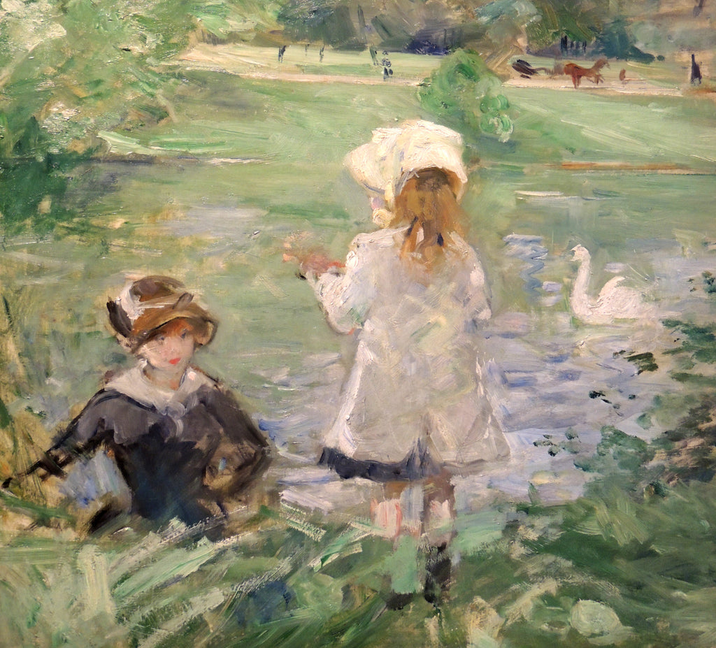 Berthe Morisot, French Fine Art Print : On the Edge of the Lake