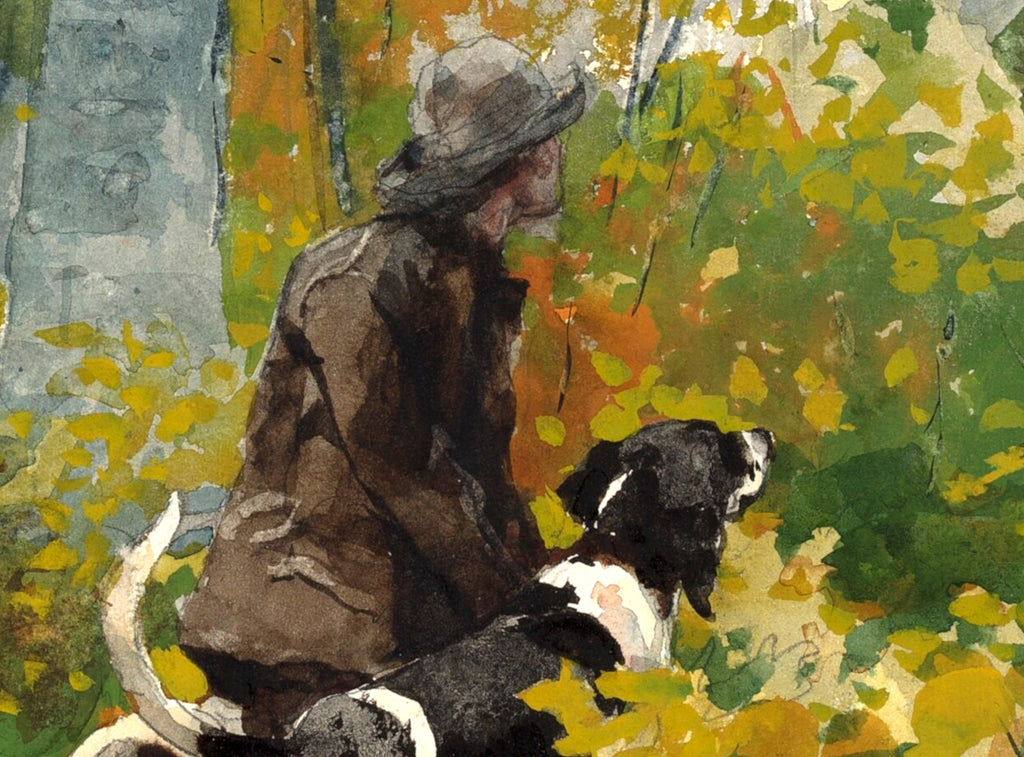 Winslow Homer Fine Art Print :  On The Trail