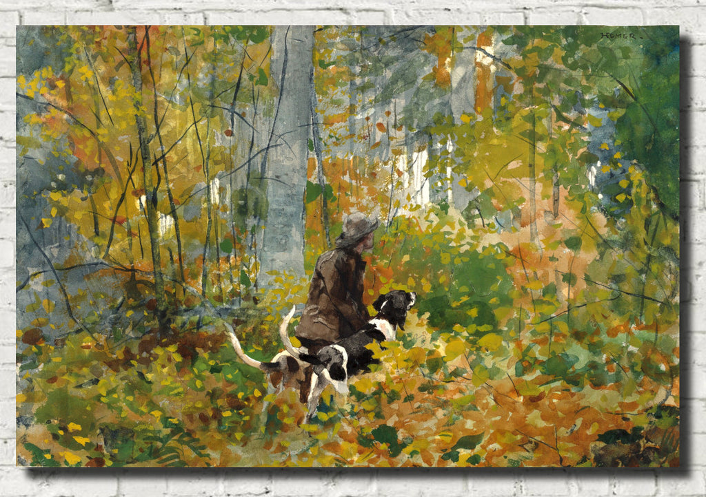 Winslow Homer Fine Art Print :  On The Trail