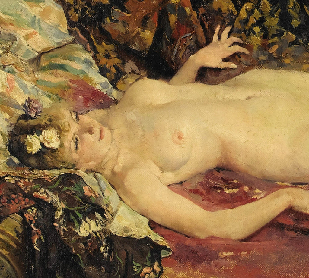 Orientalist Nude, José García Ramos Fine Art Print