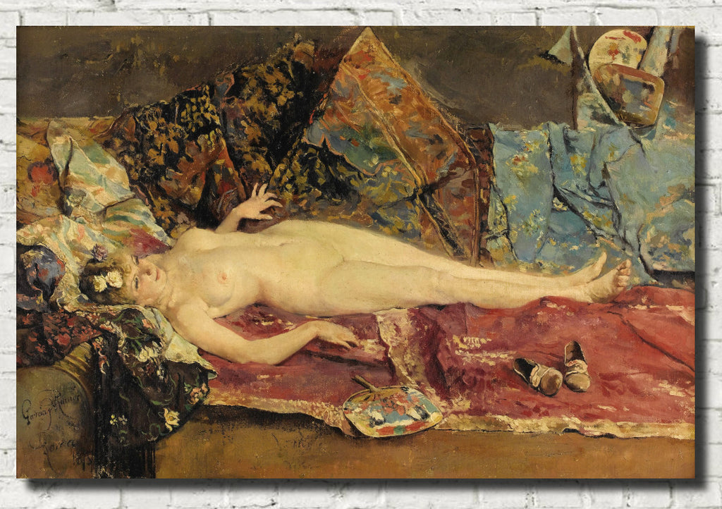 Orientalist Nude, José García Ramos Fine Art Print