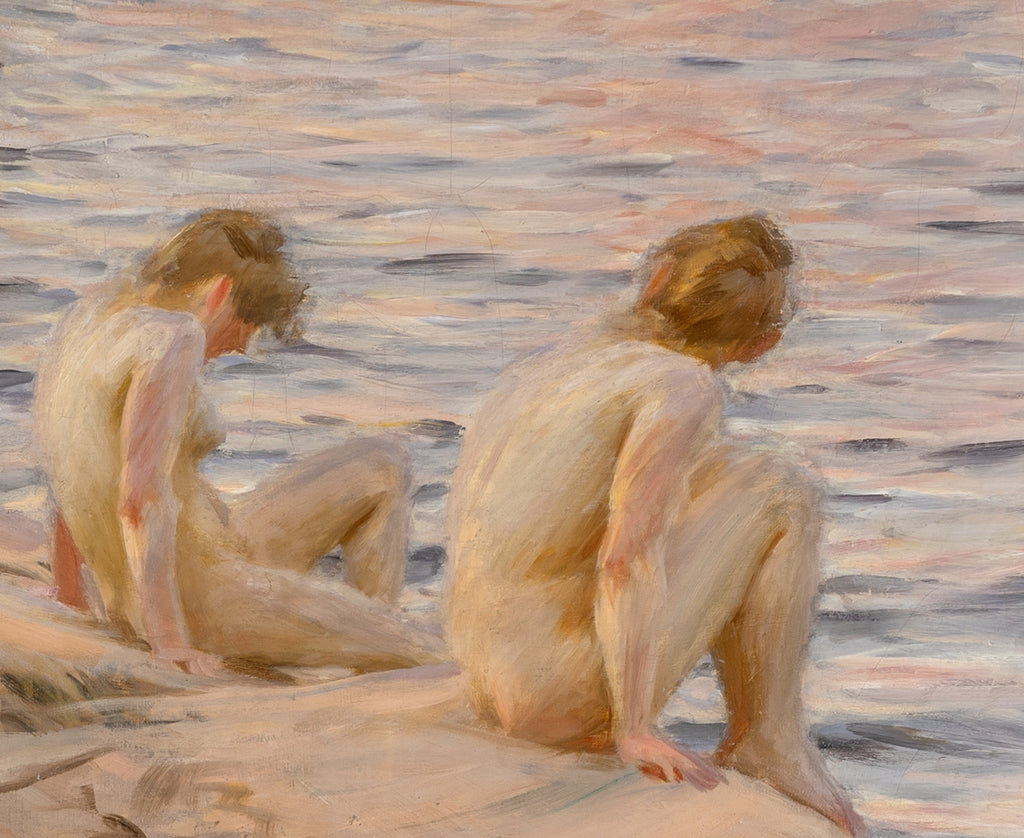 Outdoors, Nudes on Beach, Anders Zorn Fine Art Print